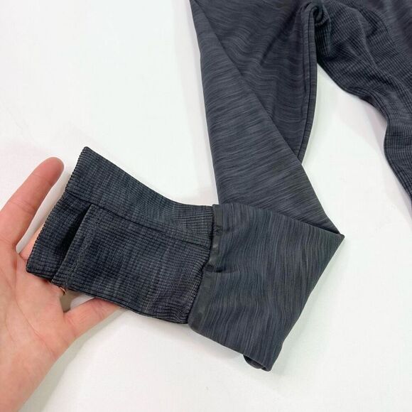 Athleta Top Womens Medium Black Solid Long-Sleeve High-Neck Sweatshirt Pullover - Picture 3 of 11